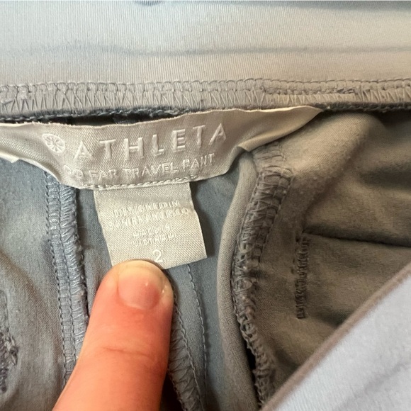 Athleta Venture Jogger ‘Go Far Travel’ Pants in Light Blue Star, size 2 - Picture 8 of 10